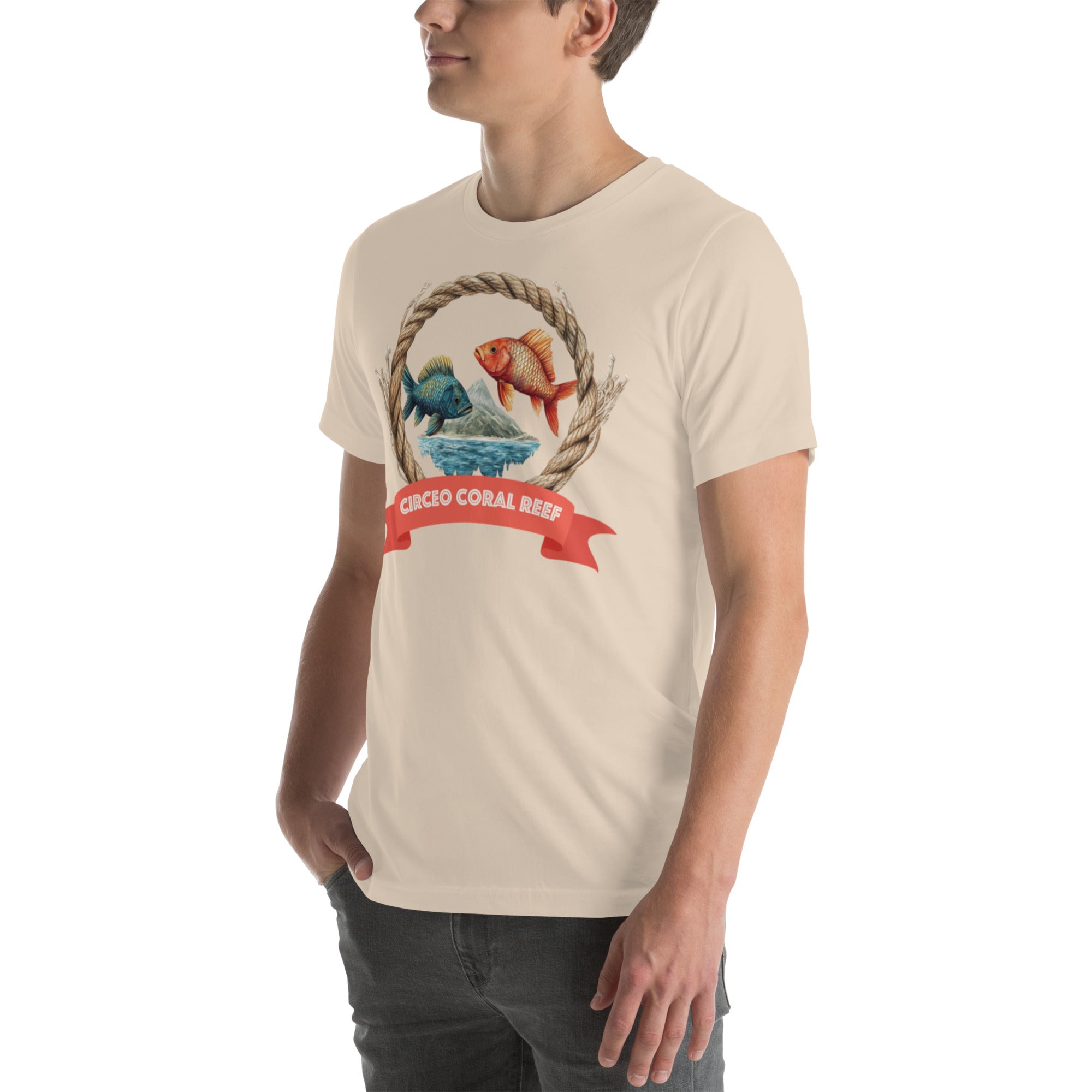 Circeo Coral Reef – Where seagulls go snorkeling™ | ItaloTropics® Unisex T-Shirt